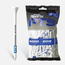 Pride Professional System, 75 ProLength 3 1/4" Golf Tees White/Blue