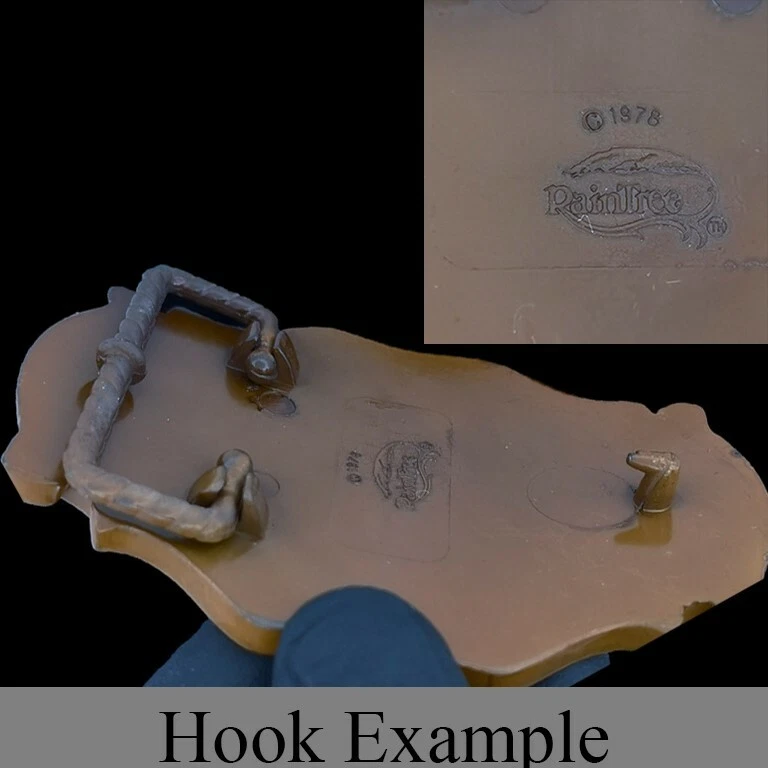 New Harley Davidson Motorcycle 75th B&S Logo Leather 70s NOS Vintage Belt Buckle - Image 4 of 4