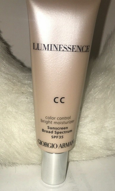 giorgio armani luminessence cc color control bright moisturizer spf 35