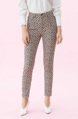 Rebecca Taylor Skinny Leopard Jeans Ocelot Ines Stretch Pant SZ 31 NWT $295