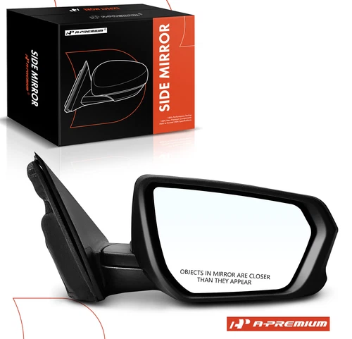 Black Heated Powered Mirror Right for Chevrolet Equinox GMC Terrain 2018-2022