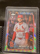 Victor Scott II RC 2024 Topps Chrome Update RayWave Refractor #55 Cardinals