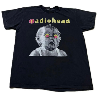 RADIOHEAD Vintage XL 1993 Pablo Honey Tour 90s Band Giant RADIOHEAD Vintage XL 1993 Pablo Honey Tour 90s Band Giant