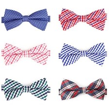 Dog Bow Tie, 6 PCS Bowties Dog Collar Bulk Holiday Cat Collar 6pcs-various