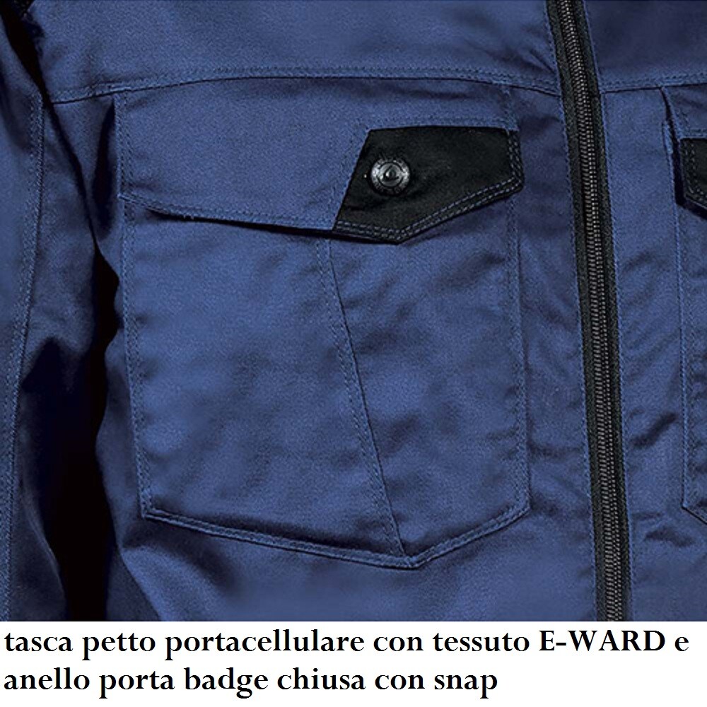 Immagine 3 - Giacca-da-Lavoro-Multitasca-COFRA-modello-BLORA-edilizia-industria-logistica
