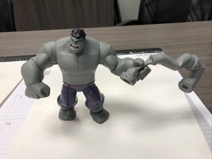 gray hulk toy