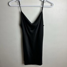 Urban Outfitters Satin Dress Women's Size Medium Black 90s Whimsygoth Y2K