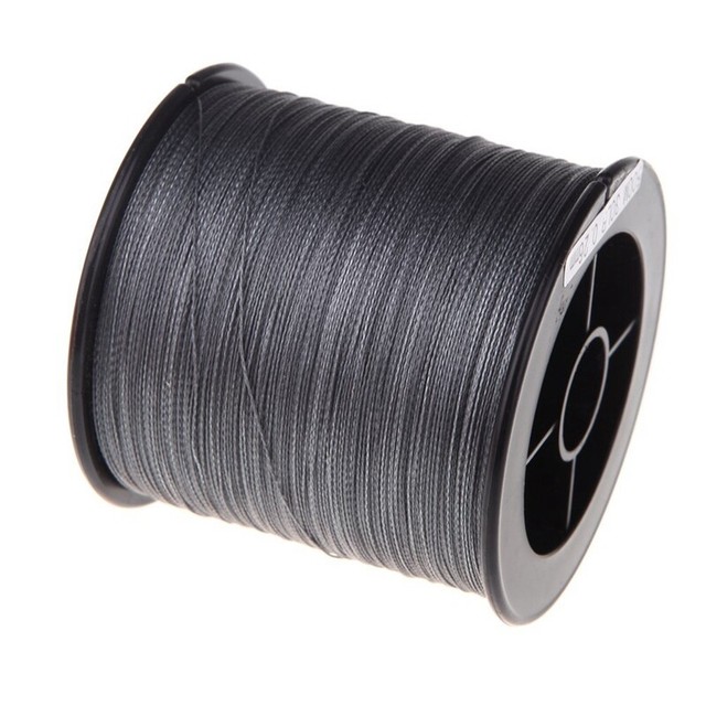 1X(500 M 30 LB 0.26mm fishing line strength PE Braided 4 Strands gray P1D2) 1X(500 M 30 LB 0.26mm fishing line strength PE Braided 4 Strands gray P1D2)