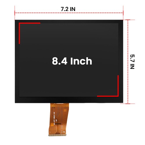 Replacement 8.4" Uconnect 2018 4C UAQ LCD Display Touch Screen Radio Navigation - Picture 2 of 11