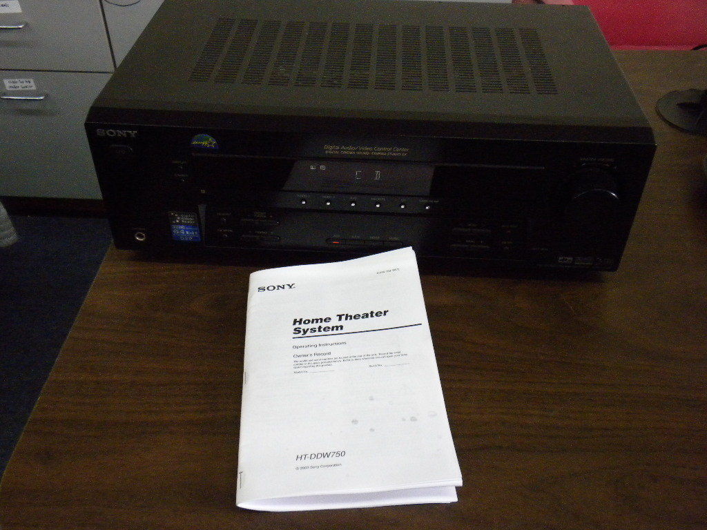 Sony STR K750P Compact Home Theatre Receiver Works Great 5 Channel 100W eBay