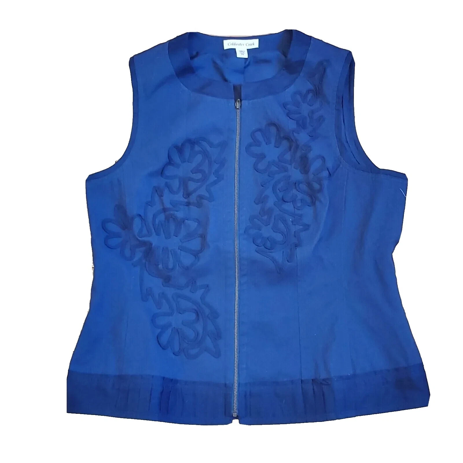 Женские однотонные жилеты для женщин Coldwater Creek