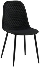 Stuhl Giverny Samt Stoff Küchenstuhl Esszimmerstuhl Polsterstuhl Lehnstuhl