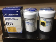 2Genuine GE Smart Water MWF Replacement Cartridge Refrigerator Filter’s Sealed !