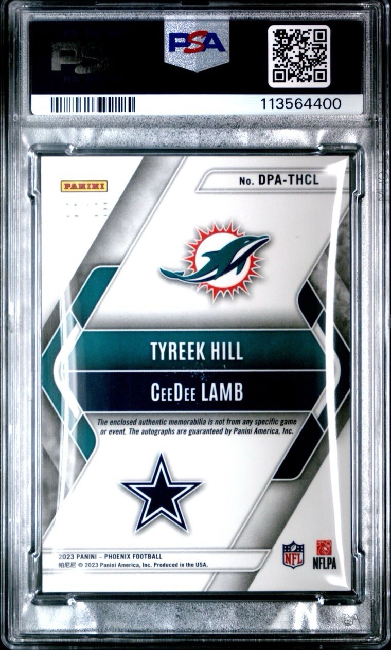 Hill/Lamb PSA 9 Dual Patch Auto-Green 21/25🔥2023 Phoenix! view 4