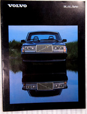 Vintage Volvo Brochure DL GL Turbo 1984 VG!