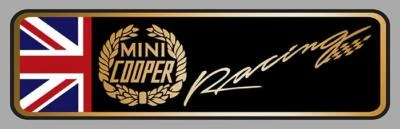 MINI COOPER  RACING left Sticker vinyle laminé