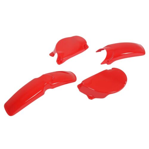 For Honda XR75 / XR80 77-82 Red ABS Body Kit Front / Rear Fender & Side Panels - Picture 1 of 6