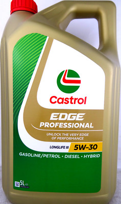 Castrol 5W30 Professional Longlife 3 Edge ÖL VW 50400 50700 Neues Design 5Liter