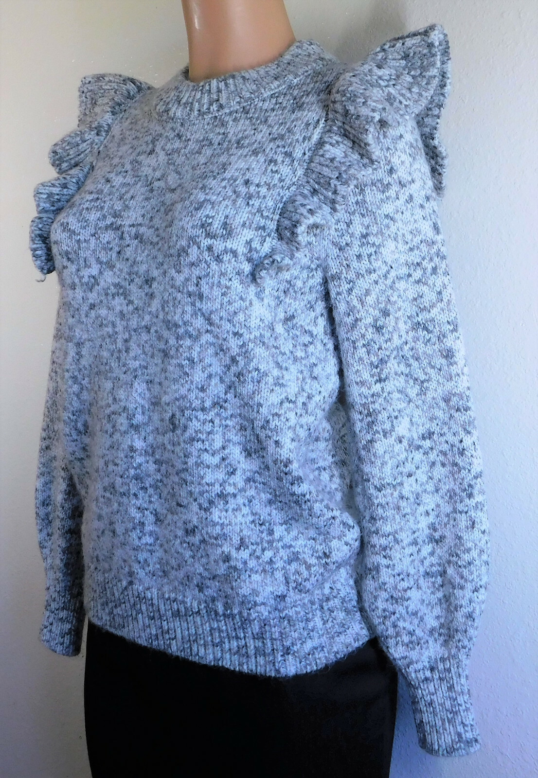 Universal Thread Heather Gray Taupe Pullover Swea… - image 2