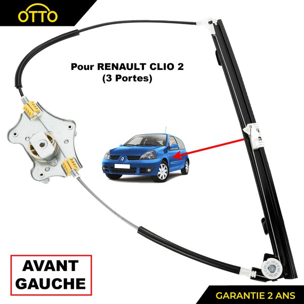Elektrischer Fensterheber Vorne Links Leiter FüR Clio 2 (3 TüRen) 7700842247-image