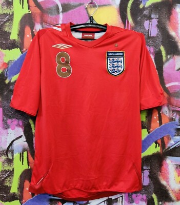 England World Cup 2006 FRANK LAMPARD #8 Football Shirt Soccer