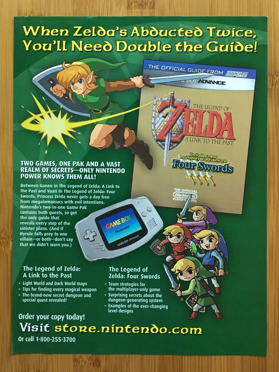 Legend of Zelda II / A Link to the Past poster promo official big Adventure  of