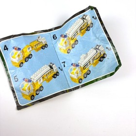 VTG Lego Duplo 7844 Airport Rescue Truck Box Minifigures Partial Manual *READ