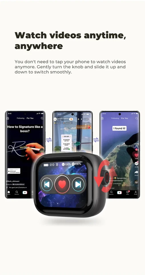 Cuffie Auricolari Smart || Display Touch || Traduzione AI || Modello HTC-NE40 - Imagem 2 de 4