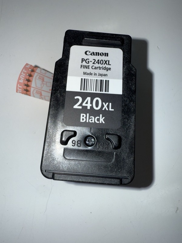 Canon PG-240XL Black Genuine/Original Inkjet Ink Cartridge For Canon