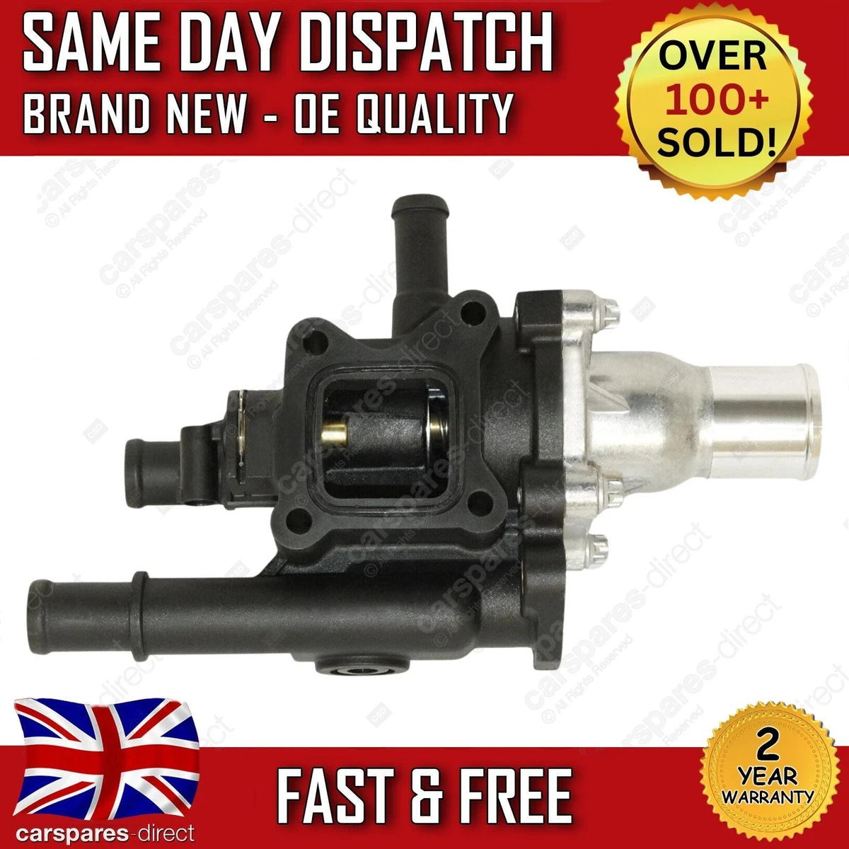 Thermostat Housing For Opel / Vauxhall Corsa B, Astra F, Vectra B Diesel – OEM Isuzu 8971235430