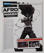 Image of Afro Samurai Resurrection Magazine Review Print Ad Xbox 360 PS3 Anime Art 2008