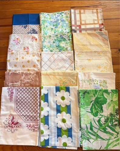 Vintage Pillowcases Lot of 16