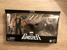 Hasbro Marvel Legends The Punisher with Motorcycle NEW sealed in hand USA