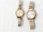 Lot 2 Vintage Seiko Automatic Women Watches Date Jewels Parts or Repair