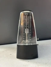 Samick Metronome SMM-88 Manual Mechanical Wind Up Black With Bell Piano Tempo T3