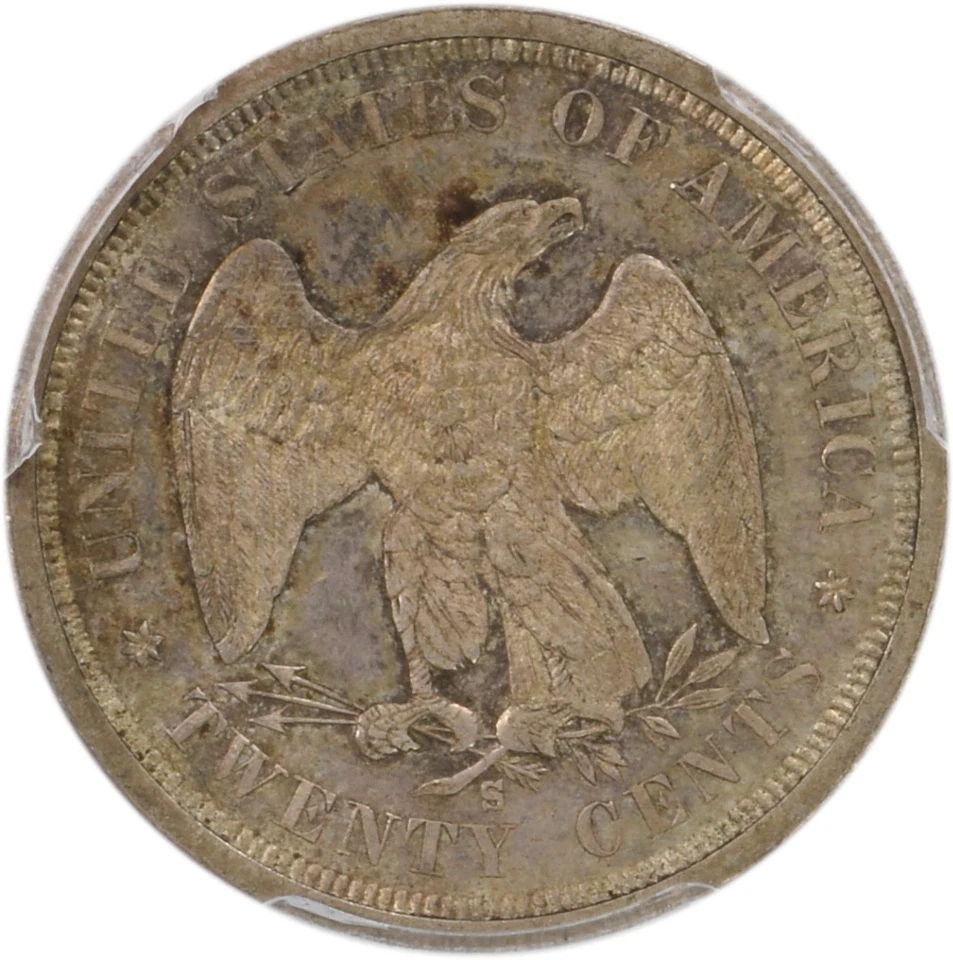 1875-S Twenty Cent Silver Piece MS62 PCGS - Image 4 of 4