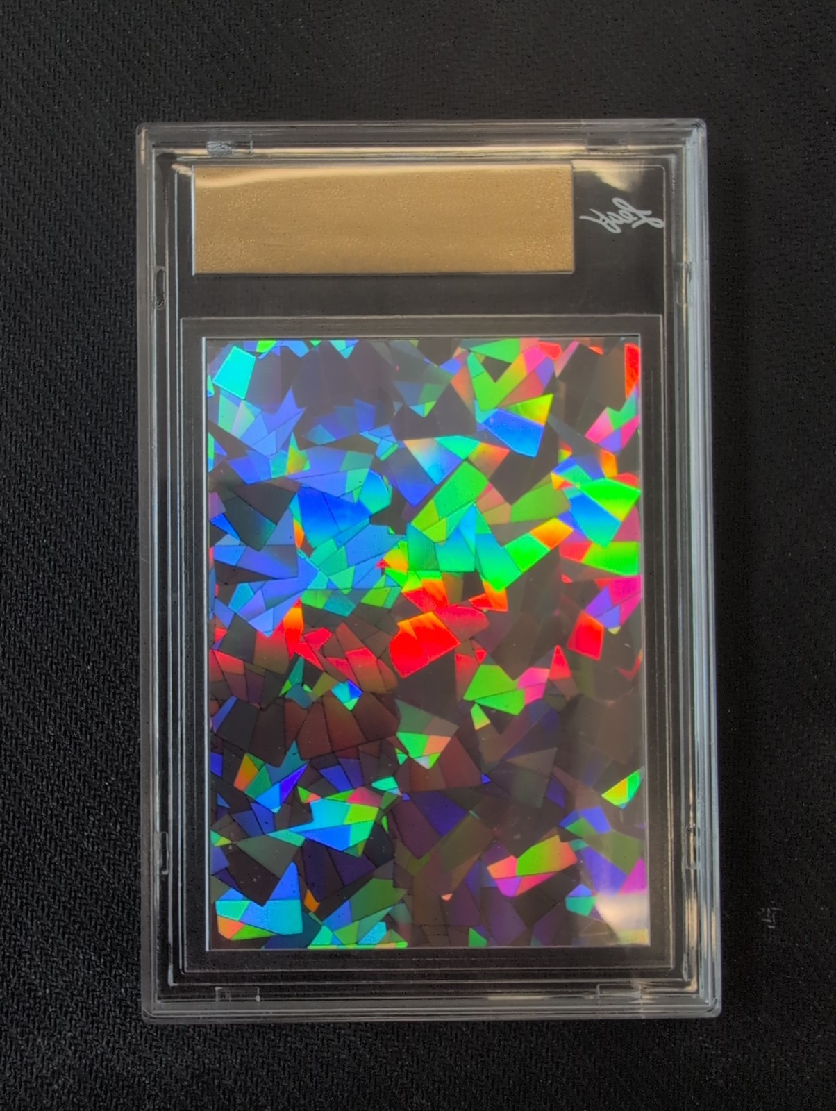 2025 Leaf Metal Baseball - Next In Line Auto 1/1 Crystal Galaxy Garvin Grahovac view 2