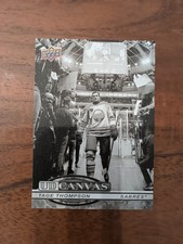 2025-26 Upper Deck Series 1 - Ud Canvas Tage Thompson #C-47 Black &amp; White