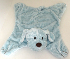 Gund Comfy Cozy Puppy 5846 Blue Plush Dog Baby Security Blanket Lovey Mat 22"