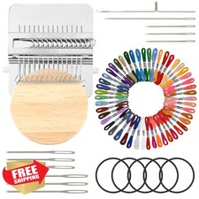 Knit Patch Kit, Darning Loom 14 Hooks for Visible Mending