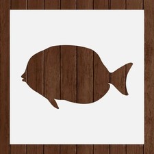 Fish 4 Stencil Ocean Sea Life Reusable Mylar Stencil for Painting Wood Signs W