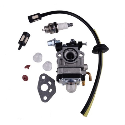 Carburetor Carb Fuel Filter Spark Plug Kit Fit for Einhell BHS26 BPH 2652/1 New