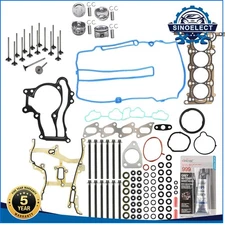 HS26540PT-1 Head Gasket Bolt Set & Piston Ring Kit For Buick Chevy 1.4L Turbo