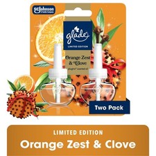 Glade PlugIns Wkład Pomarańczowa skórka i goździk 2-pak Cytrusowa przyprawa Zapach