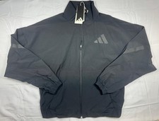 ADIDAS ' Z.N.E WOVEN FULL ZIP TRACK TOP ' BLACK ' WOMENS SMALL '