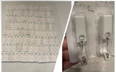 Lot Of 64 Studex System R946-75 Ear Piercing Earrings Sample Practice New  