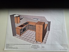 Einbauküche Wellmann Vintage Look  sehr guter Zustand