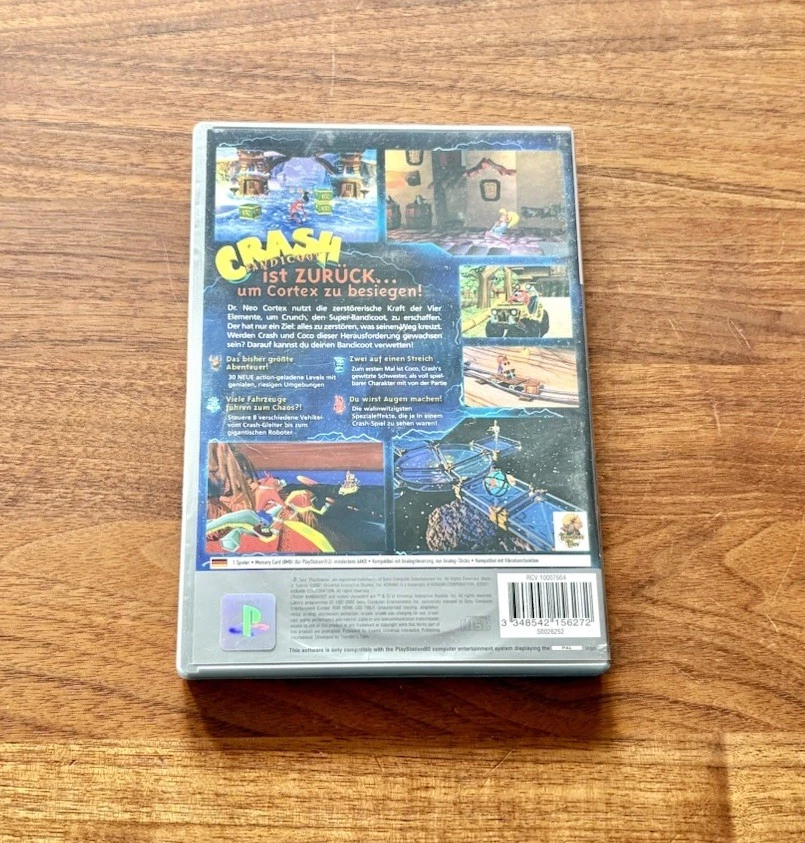 Crash Bandicoot: Der Zorn des Cortex -Platinum- (Sony PlayStation 2) PS2 - Bild 3 von 3