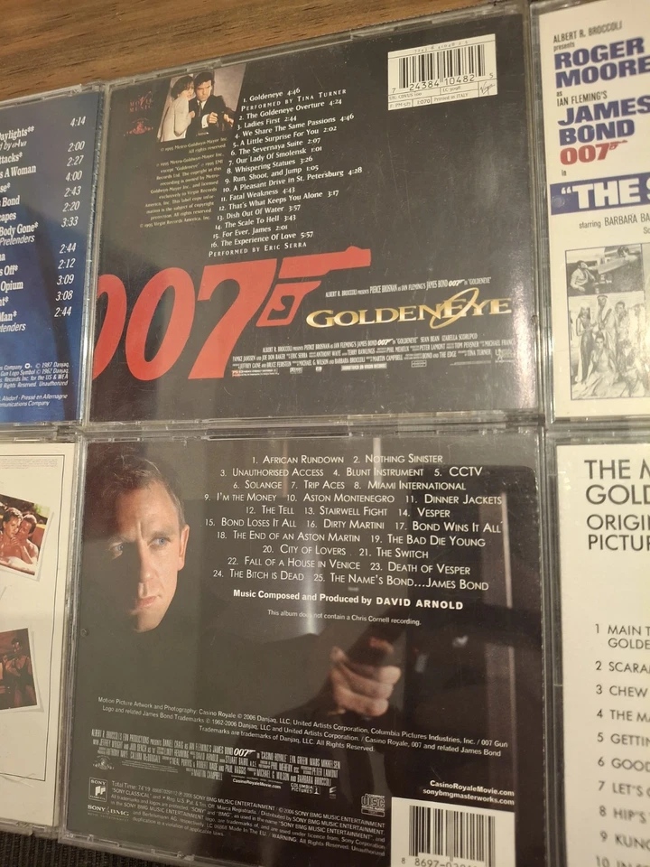 Sammlung James BOND Soundtrack CDs 4 Alben guter ZUSTAND - Bild 3 von 4