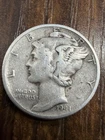 1941-D Mercury Dime - Actual Silver Coin Shown Fine Same Day Shipping Free